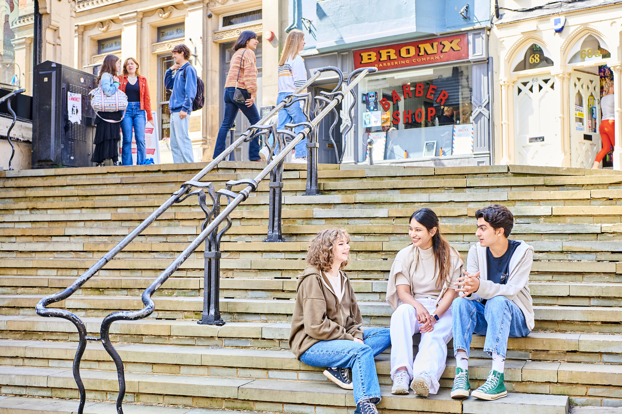 Students in Durham City