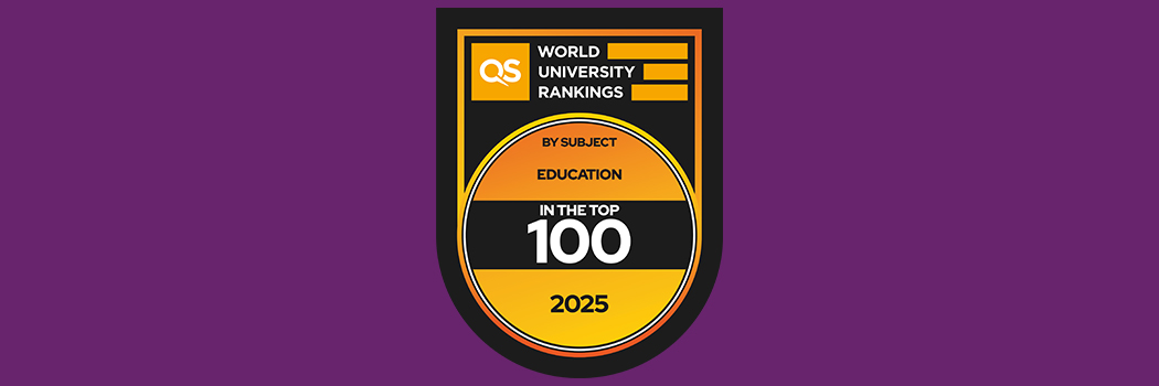 QS World University Rankings by Subject 2025 Education Top 100 Badge