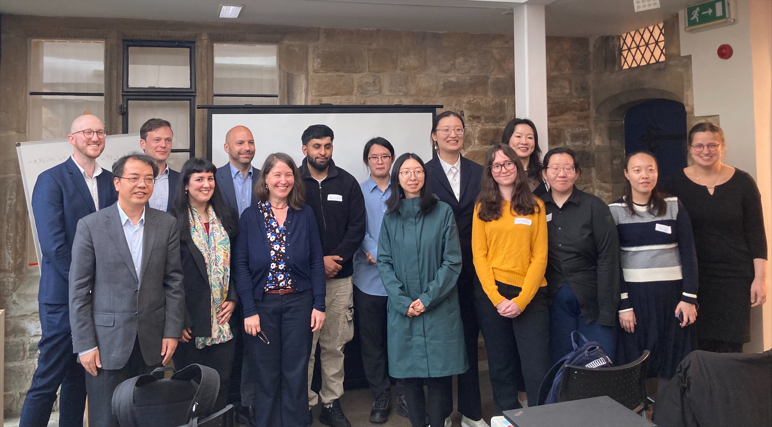 Group picture of 15 participants of the workshop