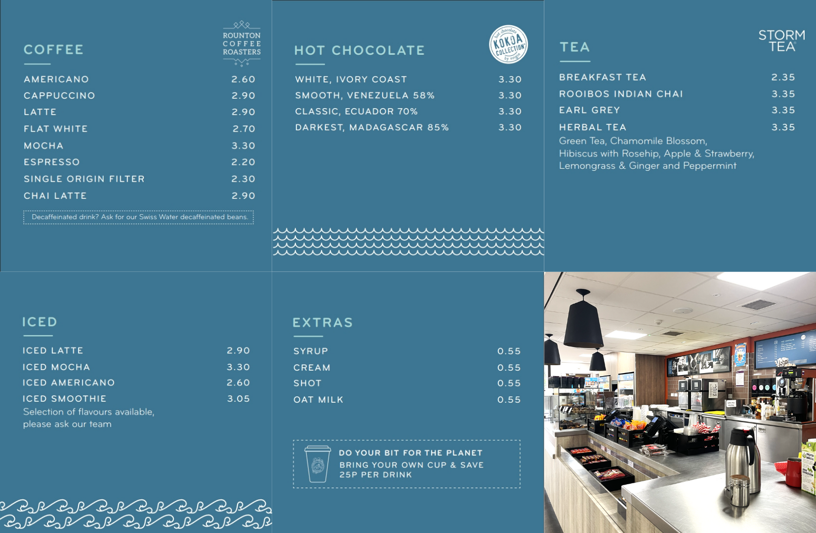 SIC Coffee Menu