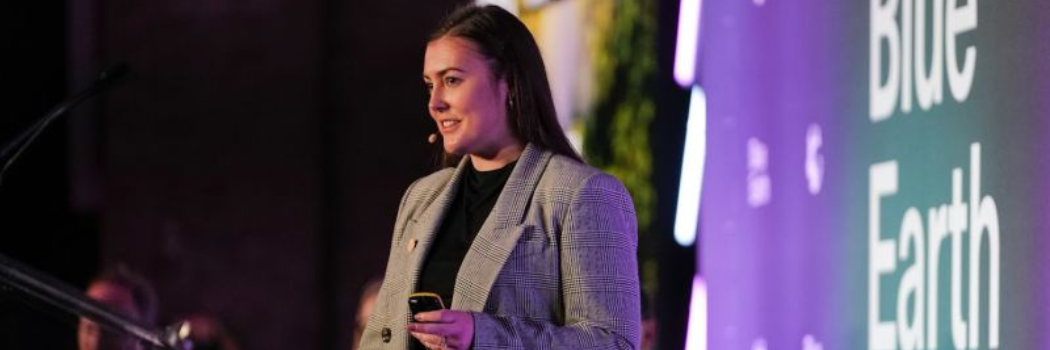 Natasha Boulding of Low Carbon Materials at the Blue Earth Summit 2025