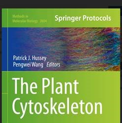 Green book cover titled The Plant Cytoskeleton