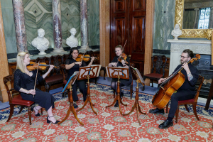 Dunelm Quartet performing at Chancellor's Circle Members' Dinner