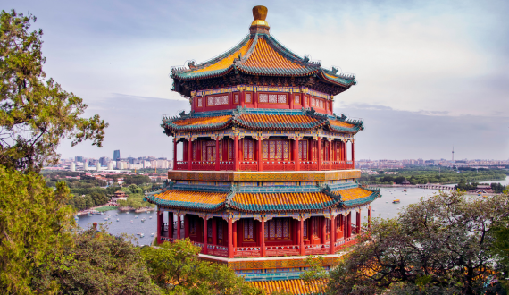 A Chinese temple in Beijing