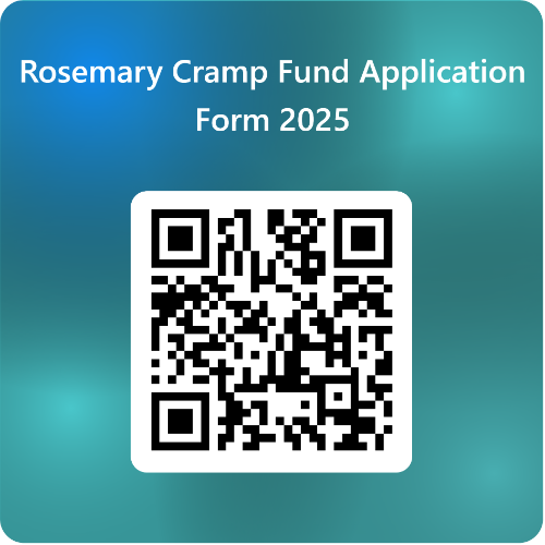 Rosemary Cramp Fund Application Form 2025 QR code