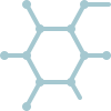 Icon image representing a molecule