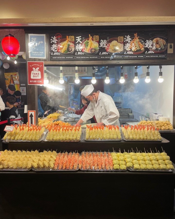 Nishiki market, Japan