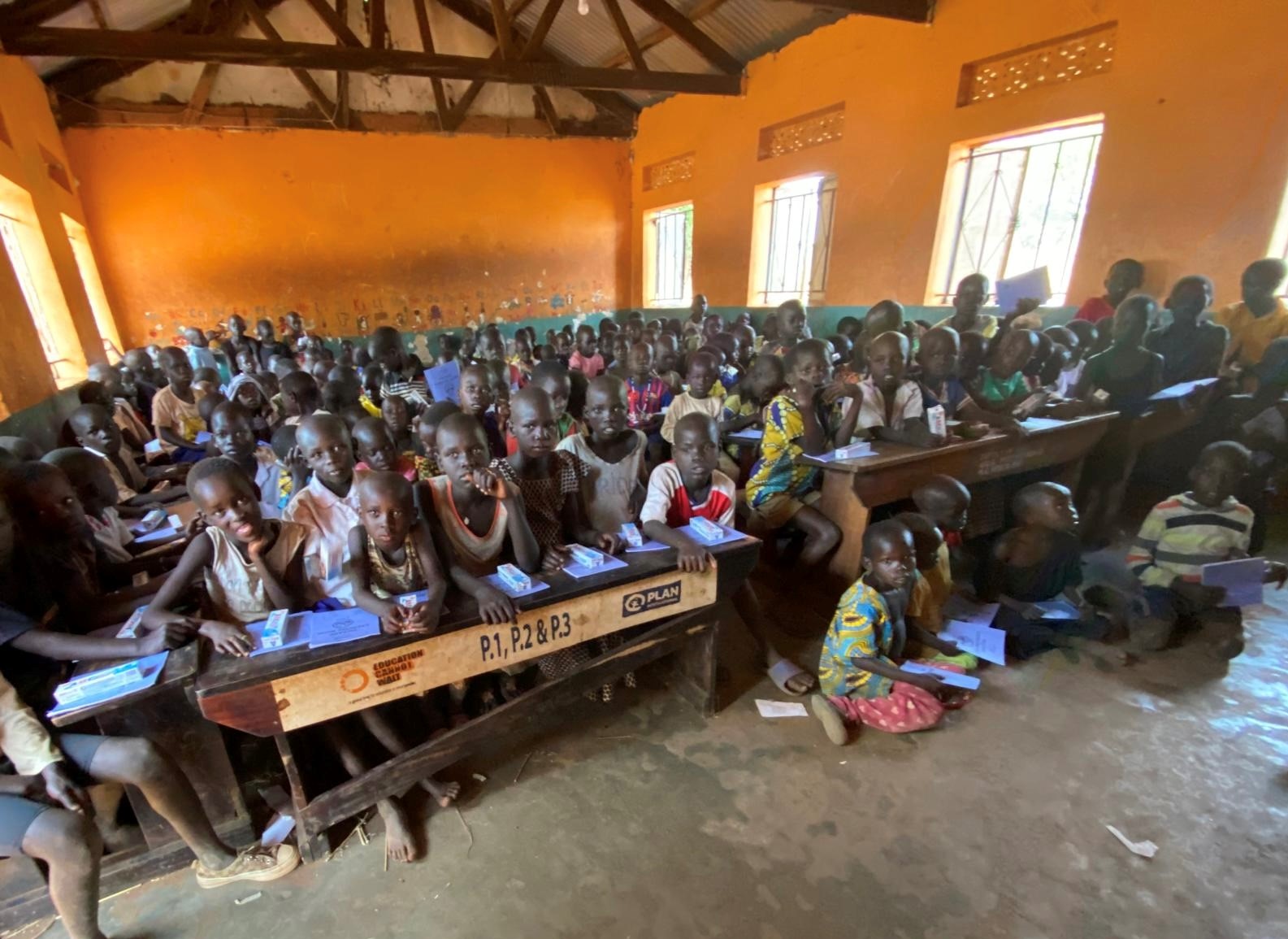 rural Uganda, classroom