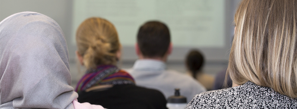 PGT Geography students in a lecture