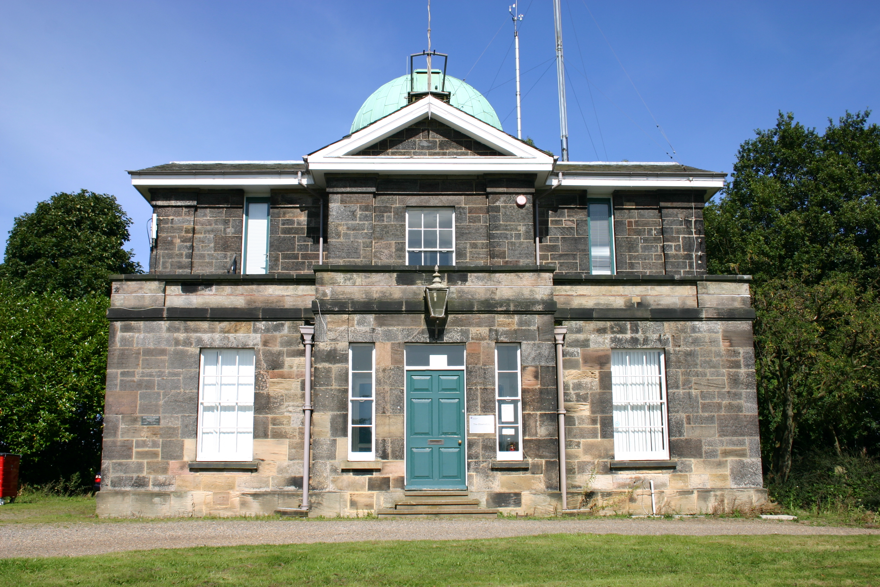 The Durham University Observatory is a weather observatory owned and operated by the University of Durham. It is a Grade II listed building located at Potters Bank, Durham and was founded in 1839