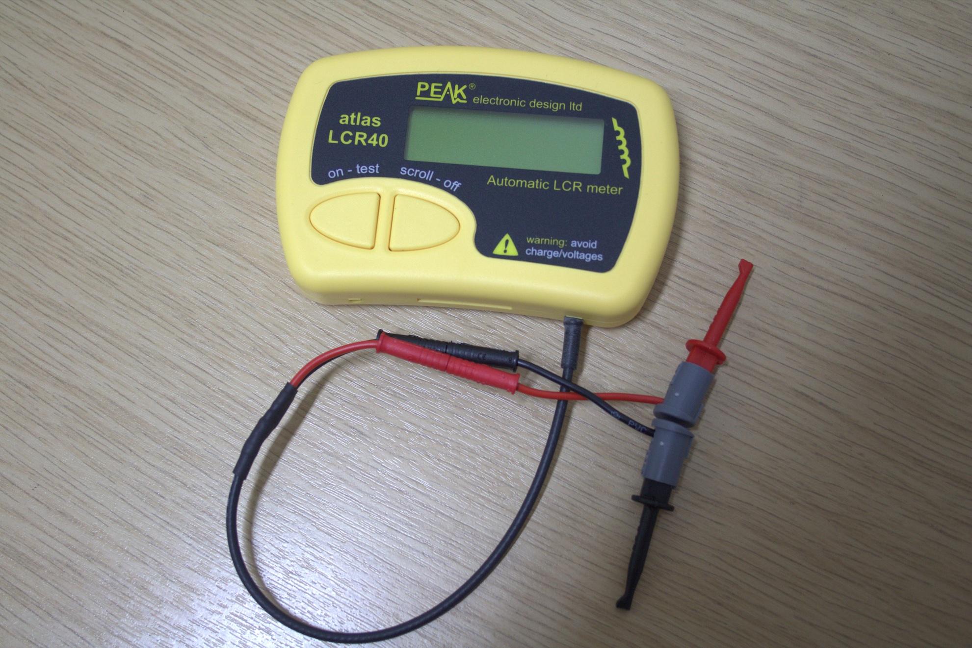 Image of a capacitance meter