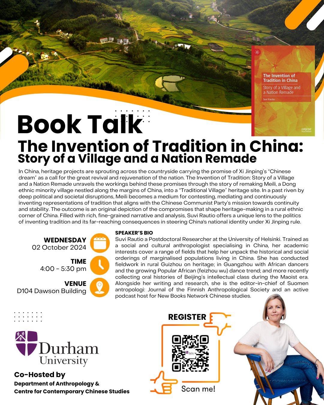 Book Talk - The Invention of Tradition in China: Story of a Village and a Nation Remade