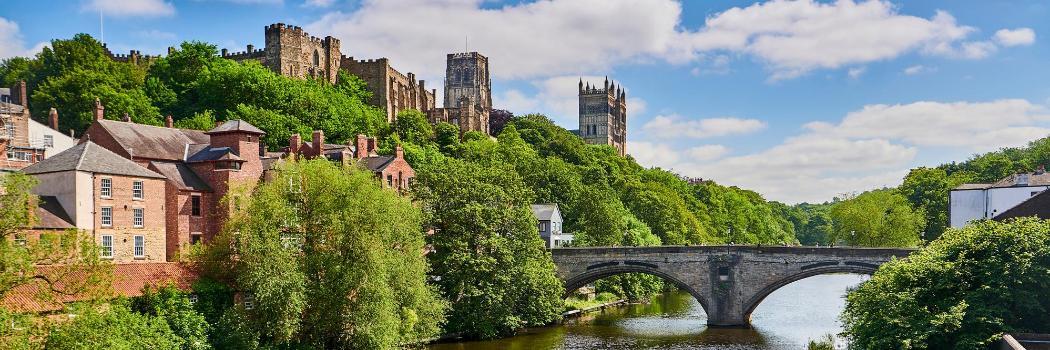 Durham river and Cathedral view