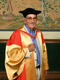 Hunter Davies, honorary Doctor of Letters
