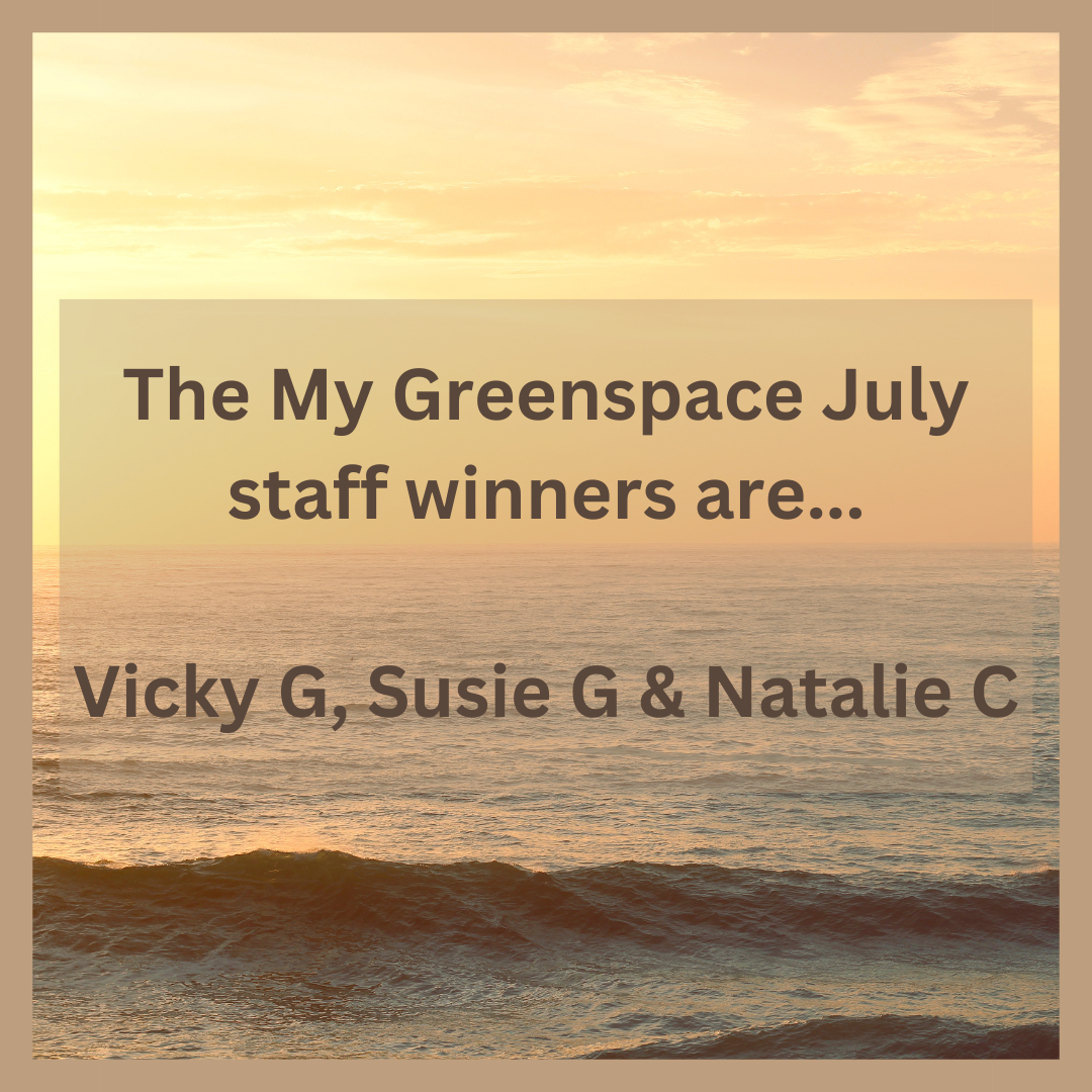 The My Greenspace July staff winners are...