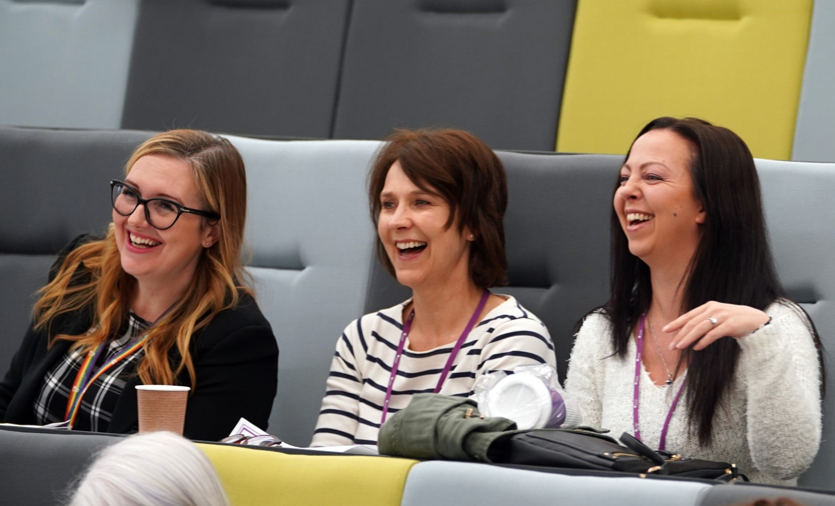 People sat in lecture theatre