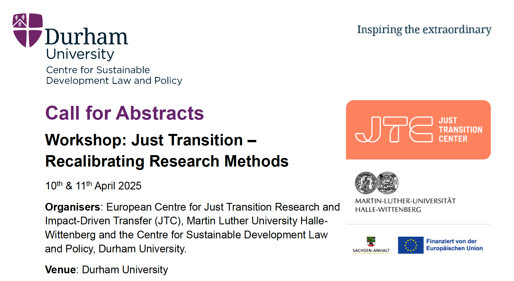 1. Call for Papers – JTC-CSDLP Workshop – 10th & 11th of April 2025