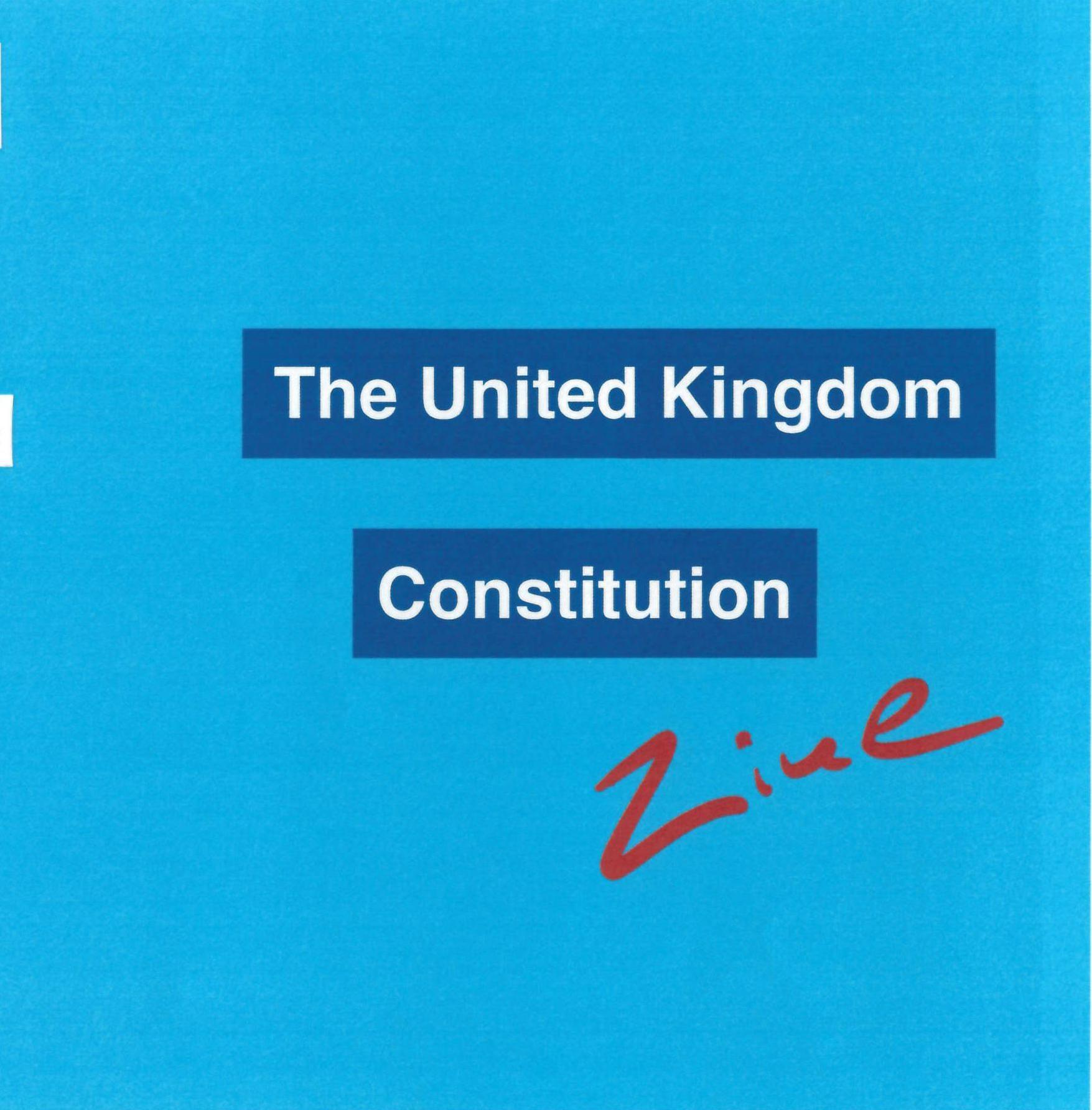 Front Page of UK Constitution Zine