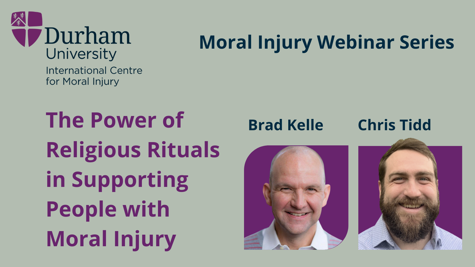 The Power of Religious Rituals in Supporting People with Moral Injury, by Brad Kelle and Chris Tidd