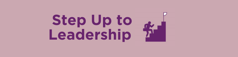 A banner with the SEOTY Step Up to Leadership Logo and the words 